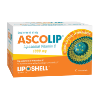 ASCOLIP® liposomalna witamina C 1000 mg o smaku cytryny i pomarańczy